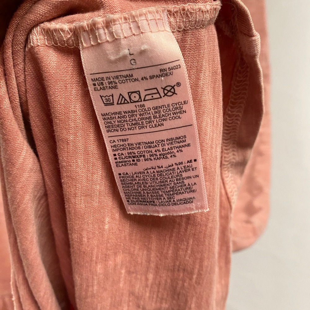Old Navy Tiered Knit Maxi Dress Pink Paradigm Size L Short Sleeve Casual - Picture 6 of 11